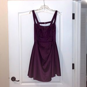B. Darlin satin purple dress